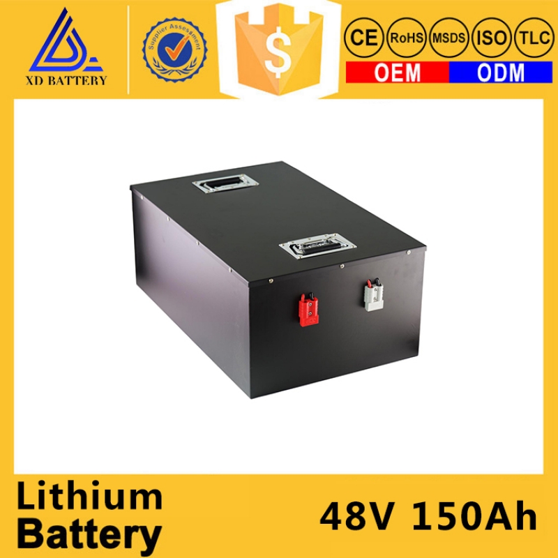 48V 150AH Lithium Lifepo4 Battery Pack Deep Cycle with Bluetooth Function
