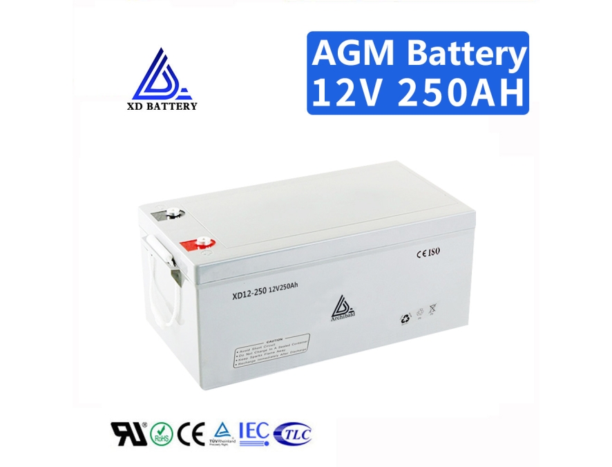 Lead Acid Battery 12V 250Ah Custom LOGO Deep Cycle Battery